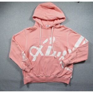 GCDS Sweatshirt Mens Small Pink Hoodie Pullover God Cant Destroy Streetwear